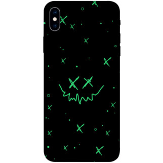 Чохол itsPrint Green smile для Apple iPhone XS Max (6.5") - Інтернет-магазин спільних покупок ToGether