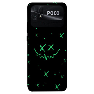 Чохол itsPrint Green smile для Xiaomi Poco C40 - Інтернет-магазин спільних покупок ToGether