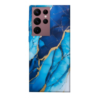 Чохол itsPrint Blue marble для Samsung Galaxy S22 Ultra - Інтернет-магазин спільних покупок ToGether