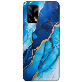 Чохол itsPrint Blue marble для Oppo A74 4G - Інтернет-магазин спільних покупок ToGether