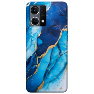 Чохол itsPrint Blue marble для Oppo Reno 7 4G - Інтернет-магазин спільних покупок ToGether