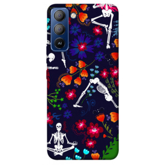 Чохол itsPrint Yoga skeletons для TECNO Pop 5 LTE - Інтернет-магазин спільних покупок ToGether
