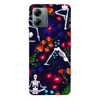 Чохол itsPrint Yoga skeletons для Motorola Moto G14 - Інтернет-магазин спільних покупок ToGether