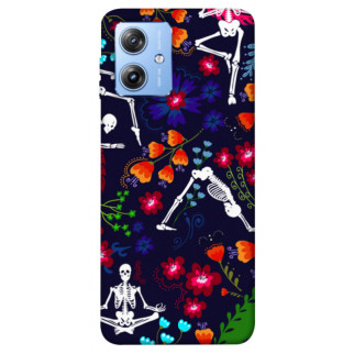 Чохол itsPrint Yoga skeletons для Motorola Moto G84 - Інтернет-магазин спільних покупок ToGether