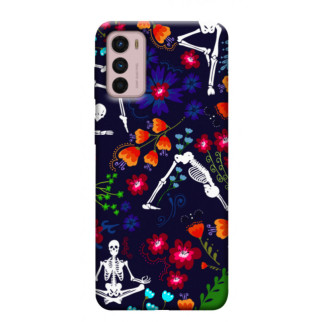 Чохол itsPrint Yoga skeletons для Motorola Moto G42 - Інтернет-магазин спільних покупок ToGether