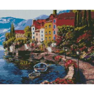 Алмазна мозаїка "Ранок на березі озера" Ідейка AMO7025 40х50 см - Інтернет-магазин спільних покупок ToGether