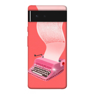 Чохол itsPrint Рожева друкарська машинка для Google Pixel 6 - Інтернет-магазин спільних покупок ToGether