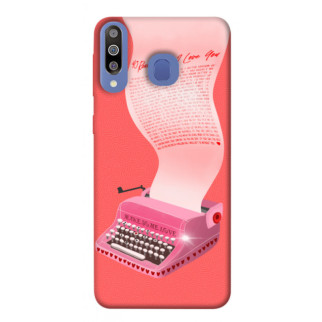 Чохол itsPrint Рожева друкарська машинка для Samsung Galaxy M30 - Інтернет-магазин спільних покупок ToGether