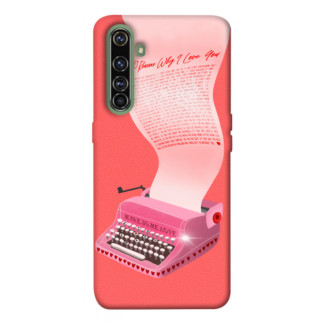 Чохол itsPrint Рожева друкарська машинка для Realme X50 Pro - Інтернет-магазин спільних покупок ToGether