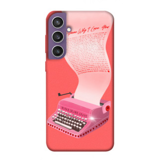 Чохол itsPrint Рожева друкарська машинка для Samsung Galaxy S23 FE - Інтернет-магазин спільних покупок ToGether