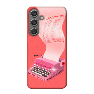 Чохол itsPrint Рожева друкарська машинка для Samsung Galaxy S24+ - Інтернет-магазин спільних покупок ToGether