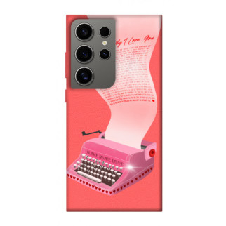 Чохол itsPrint Рожева друкарська машинка для Samsung Galaxy S24 Ultra - Інтернет-магазин спільних покупок ToGether