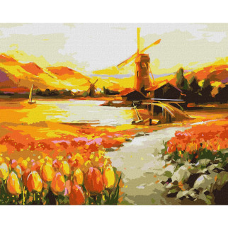 Картина за номерами "У долині тюльпанів" ©BOND Tetiana Ідейка KHO6315 40х50 см - Інтернет-магазин спільних покупок ToGether