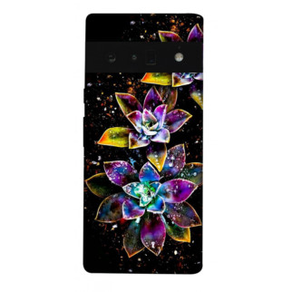 Чохол itsPrint Flowers on black для Google Pixel 6 Pro - Інтернет-магазин спільних покупок ToGether