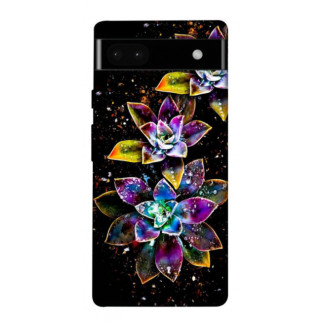 Чохол itsPrint Flowers on black для Google Pixel 6a - Інтернет-магазин спільних покупок ToGether