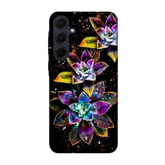 Чохол itsPrint Flowers on black для Samsung Galaxy A35 - Інтернет-магазин спільних покупок ToGether