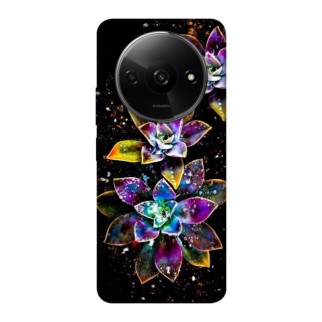 Чохол itsPrint Flowers on black для Xiaomi Redmi A3 - Інтернет-магазин спільних покупок ToGether