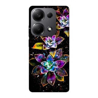 Чохол itsPrint Flowers on black для Xiaomi Redmi Note 13 Pro 4G - Інтернет-магазин спільних покупок ToGether