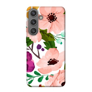 Чохол itsPrint Акварельні квіти для Samsung Galaxy S24 - Інтернет-магазин спільних покупок ToGether
