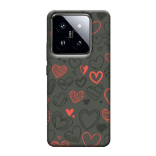 Чохол itsPrint Милі серця для Xiaomi 14 Pro - Інтернет-магазин спільних покупок ToGether