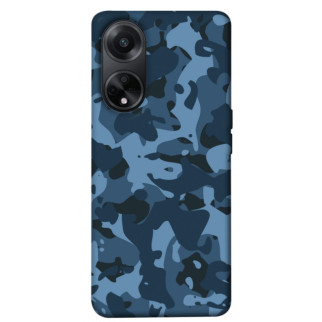 Чохол itsPrint Синій камуфляж для Oppo A58 4G - Інтернет-магазин спільних покупок ToGether