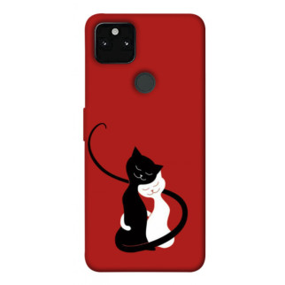 Чохол itsPrint Закохані коти для Google Pixel 5A - Інтернет-магазин спільних покупок ToGether