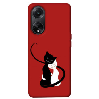 Чохол itsPrint Закохані коти для Oppo A58 4G - Інтернет-магазин спільних покупок ToGether