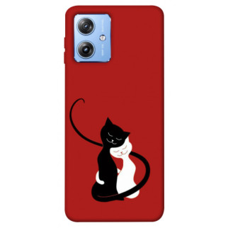 Чохол itsPrint Закохані коти для Motorola Moto G84 - Інтернет-магазин спільних покупок ToGether