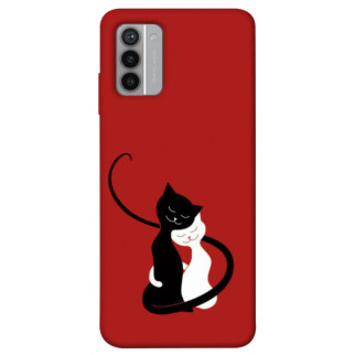 Чохол itsPrint Закохані коти для Nokia G42 - Інтернет-магазин спільних покупок ToGether