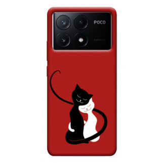 Чохол itsPrint Закохані коти для Xiaomi Poco X6 - Інтернет-магазин спільних покупок ToGether