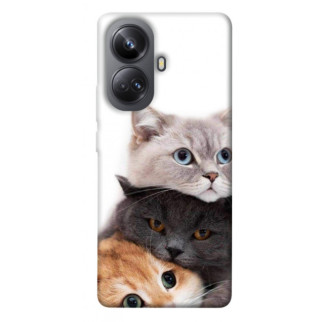 Чохол itsPrint Три коти для Realme 10 Pro+ - Інтернет-магазин спільних покупок ToGether