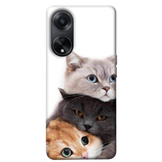 Чохол itsPrint Три коти для Oppo A58 4G - Інтернет-магазин спільних покупок ToGether