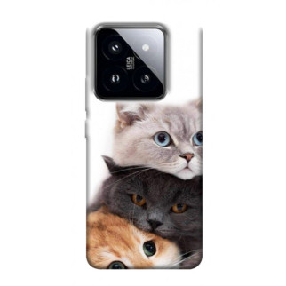 Чохол itsPrint Три коти для Xiaomi 14 Pro - Інтернет-магазин спільних покупок ToGether