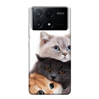 Чохол itsPrint Три коти для Xiaomi Poco X6 - Інтернет-магазин спільних покупок ToGether