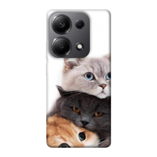 Чохол itsPrint Три коти для Xiaomi Redmi Note 13 Pro 4G - Інтернет-магазин спільних покупок ToGether