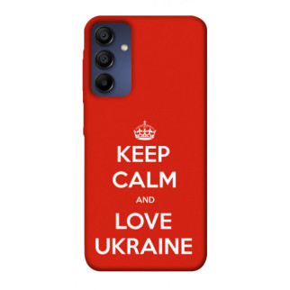 Чохол itsPrint Keep calm and love Ukraine для Samsung Galaxy A15 4G/5G - Інтернет-магазин спільних покупок ToGether