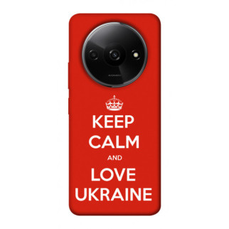 Чохол itsPrint Keep calm and love Ukraine для Xiaomi Redmi A3 - Інтернет-магазин спільних покупок ToGether