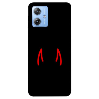 Чохол itsPrint Red horns для Motorola Moto G84 - Інтернет-магазин спільних покупок ToGether