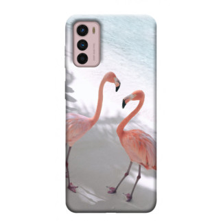 Чохол itsPrint Flamingos для Motorola Moto G42 - Інтернет-магазин спільних покупок ToGether