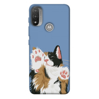 Чохол itsPrint Funny cat для Motorola Moto E20 - Інтернет-магазин спільних покупок ToGether
