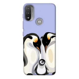 Чохол itsPrint Penguin family для Motorola Moto E20 - Інтернет-магазин спільних покупок ToGether