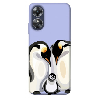 Чохол itsPrint Penguin family для Oppo A17 - Інтернет-магазин спільних покупок ToGether