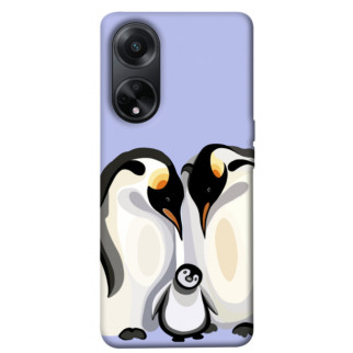 Чохол itsPrint Penguin family для Oppo A58 4G - Інтернет-магазин спільних покупок ToGether