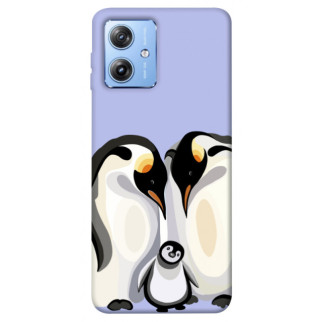 Чохол itsPrint Penguin family для Motorola Moto G84 - Інтернет-магазин спільних покупок ToGether