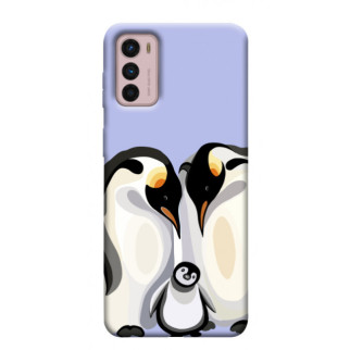 Чохол itsPrint Penguin family для Motorola Moto G42 - Інтернет-магазин спільних покупок ToGether