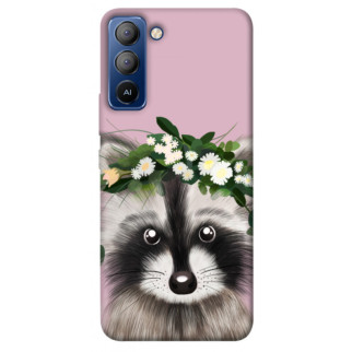 Чохол itsPrint Raccoon in flowers для TECNO Pop 5 LTE - Інтернет-магазин спільних покупок ToGether