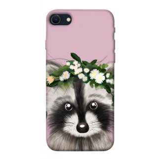 Чохол itsPrint Raccoon in flowers для Apple iPhone SE (2020) - Інтернет-магазин спільних покупок ToGether