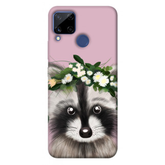 Чохол itsPrint Raccoon in flowers для Realme C15 - Інтернет-магазин спільних покупок ToGether