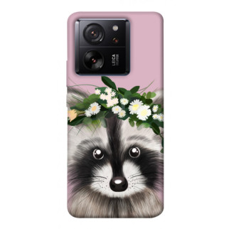 Чохол itsPrint Raccoon in flowers для Xiaomi 13T - Інтернет-магазин спільних покупок ToGether