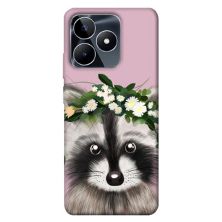 Чохол itsPrint Raccoon in flowers для Realme C53 - Інтернет-магазин спільних покупок ToGether